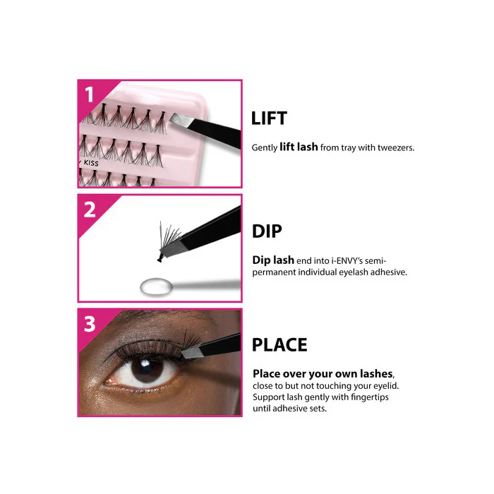 Kiss i-envy Individual Eyelash Adhesive Clear KPEG03 - Image 4