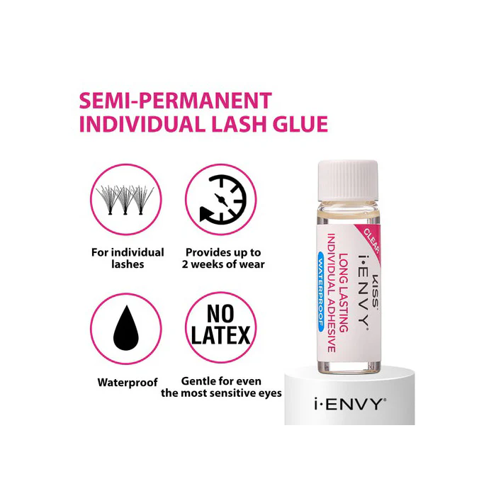 Kiss i-envy Individual Eyelash Adhesive Clear KPEG03 - Image 5