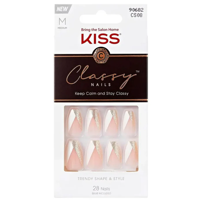 Kiss KS Classy Nails Kit - THE BOSS CS08 MEDIUM