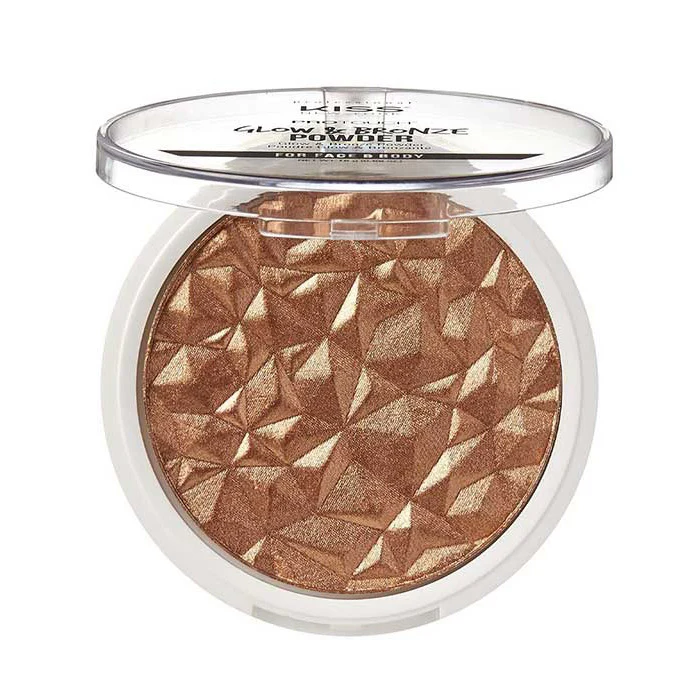 Kiss New York Professional Pro Touch Glow & Bronze Powder - FOR FACE & BODY 0.56 oz - Image 3