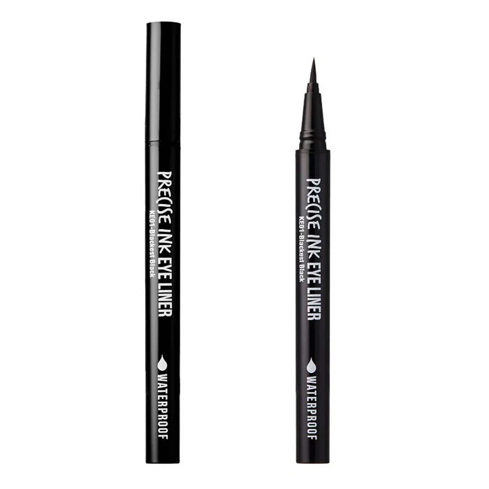 Kiss New York Professional Waterproof Eyeliner Brush Tip - PRECISE INK KE01 - Image 2