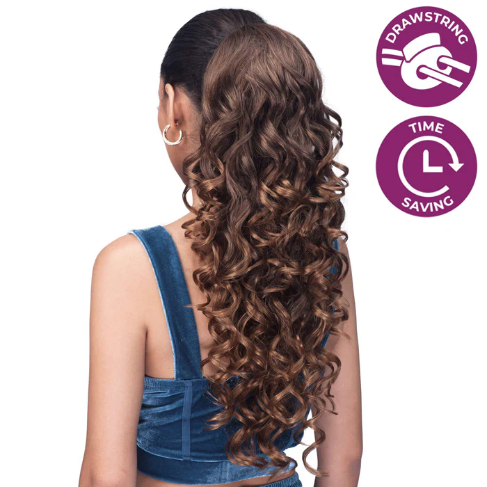 Laude & Co Drawstring Ponytail - SPRING CURL 24 - Image 2