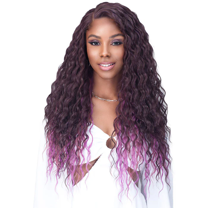 Laude & Co Human Hair Blend Glueless HD 13x4 Lace Front Wig - JOSEPHINE - Image 2