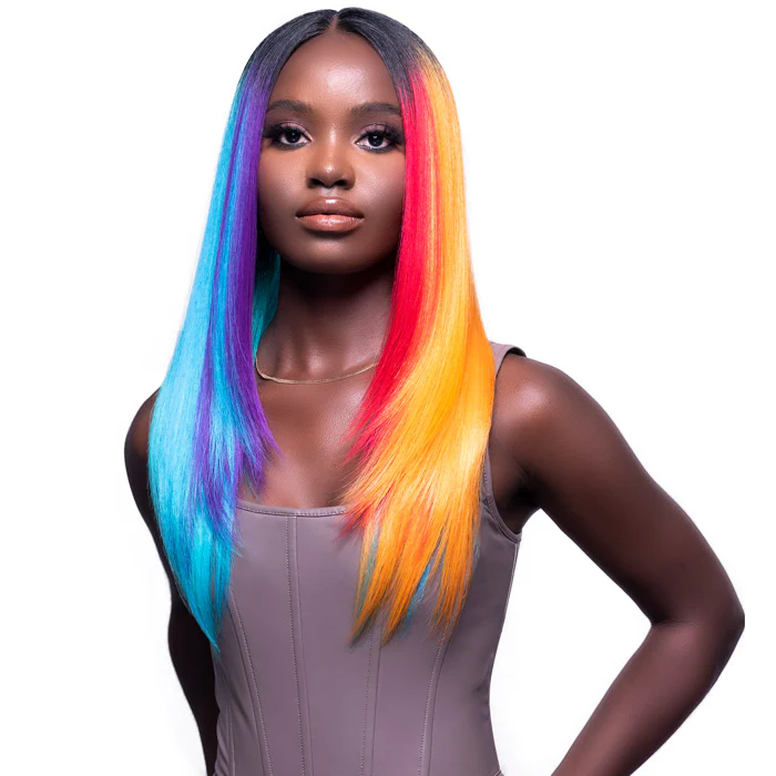 Laude & Co Human Hair Blend HD 4" Deep Part Lace Front Wig - WRENLEY