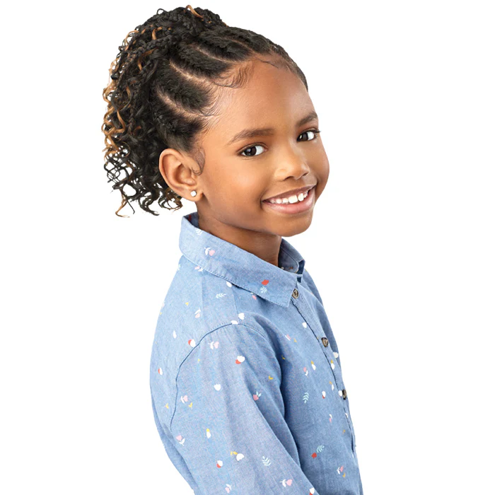 Lil Looks By Outre Kids Drawstring Ponytail - BOHO BOX BRAIDS 10"