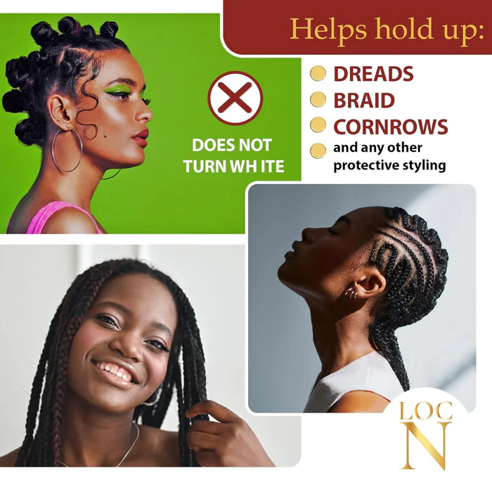 LOC N Twists Braids Wave Edge Gel 16oz - EXTRA HOLD - Image 4