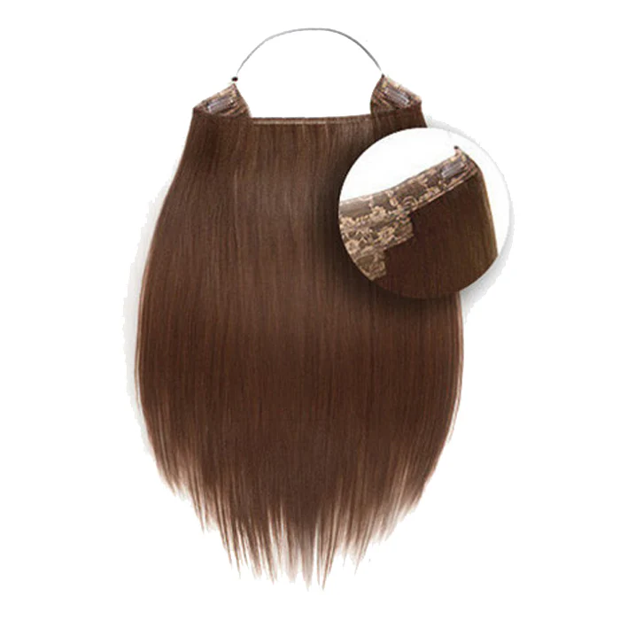 Lord & Cliff 100% Remy Human Hair Layer Flip-In Extension Weave - HIDDEN HALO 18"