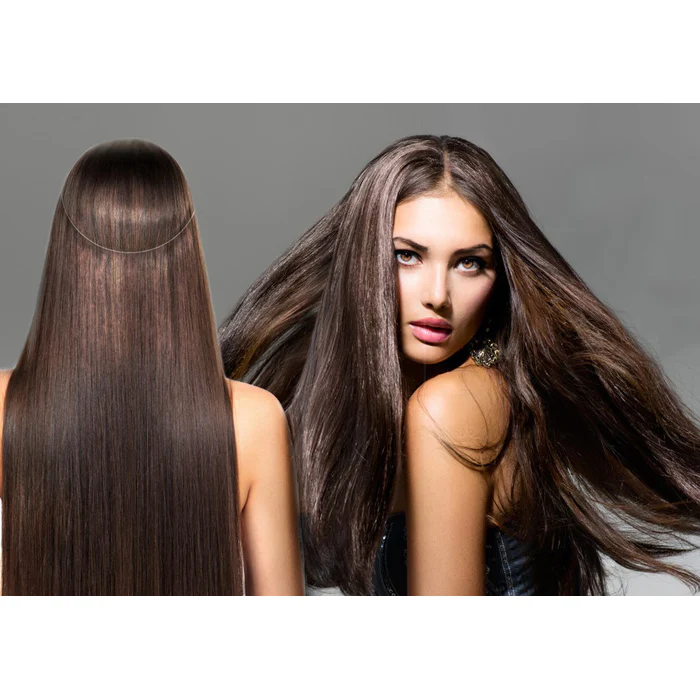 Lord & Cliff 100% Remy Human Hair Layer Flip-In Extension Weave - HIDDEN HALO 18" - Image 3
