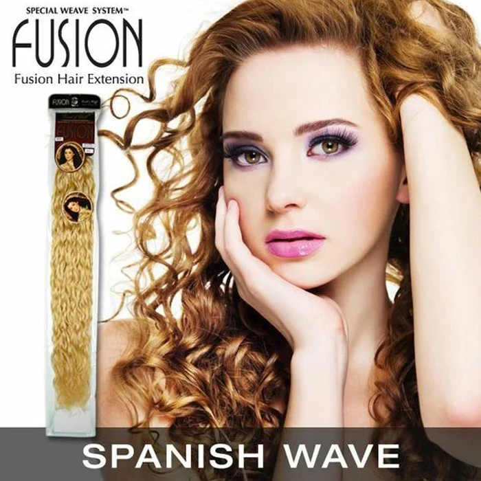 Lord & Cliff Fusion Glue Tip Extension Weave 100% Remy Human Hair - SPANISH WAVE 16" 90 Pcs [No Return, No Exchange] - Image 3
