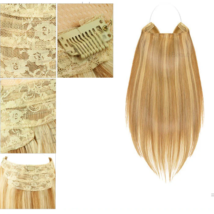 Lord & Cliff Seven Pieces 100% Remi Human Hair Clip-In Extension Weave - 7PCS STRAIGHT 14/18" - Image 3