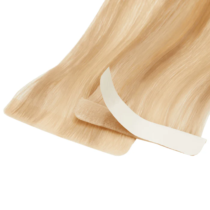 Lord & Cliff Tape-It 100% Remy Human Hair Extensions Weave - SILKY STRAIGHT 18" - Image 3