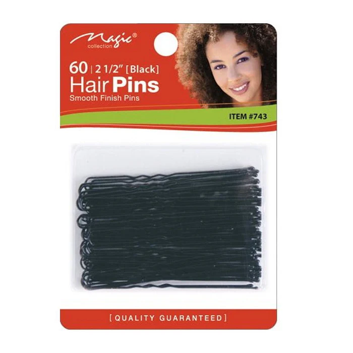 Magic 2 1/2" 60pc Hair Pin Black