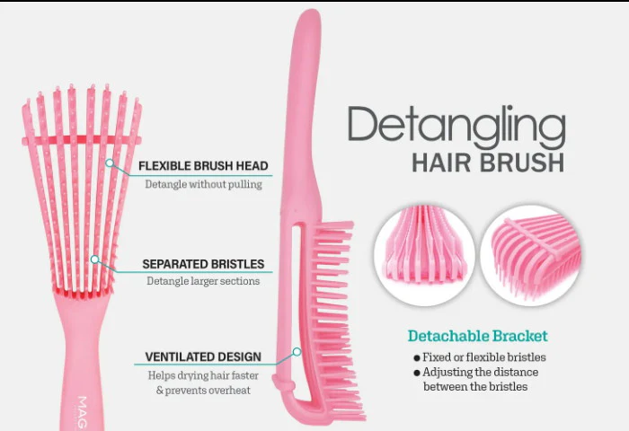 Magic Collection Detangling Hair Brush - Image 4