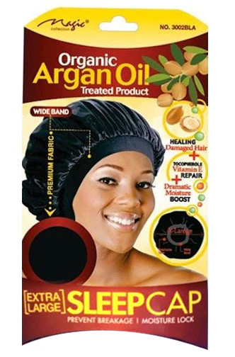 Magic Organic Argan Oil Treated Product EXTRA LARGE SLEEP CAP - Image 2