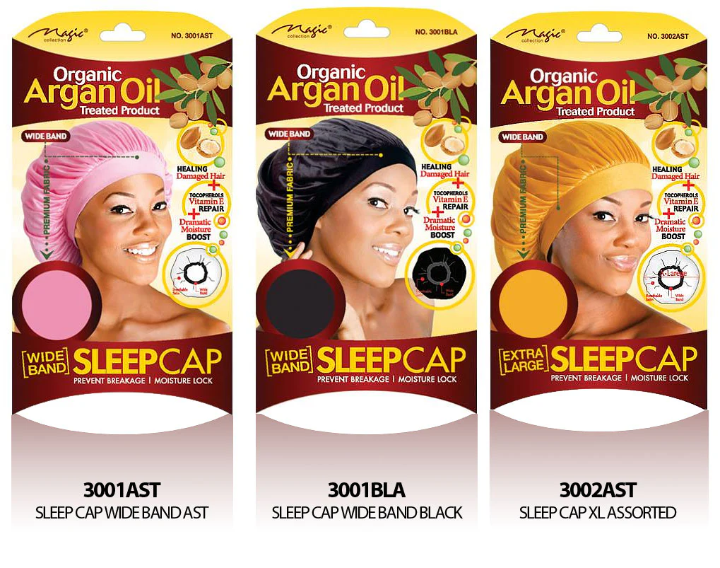 Magic Organic Argan Oil Treated Product SLEEP CAP - Image 2