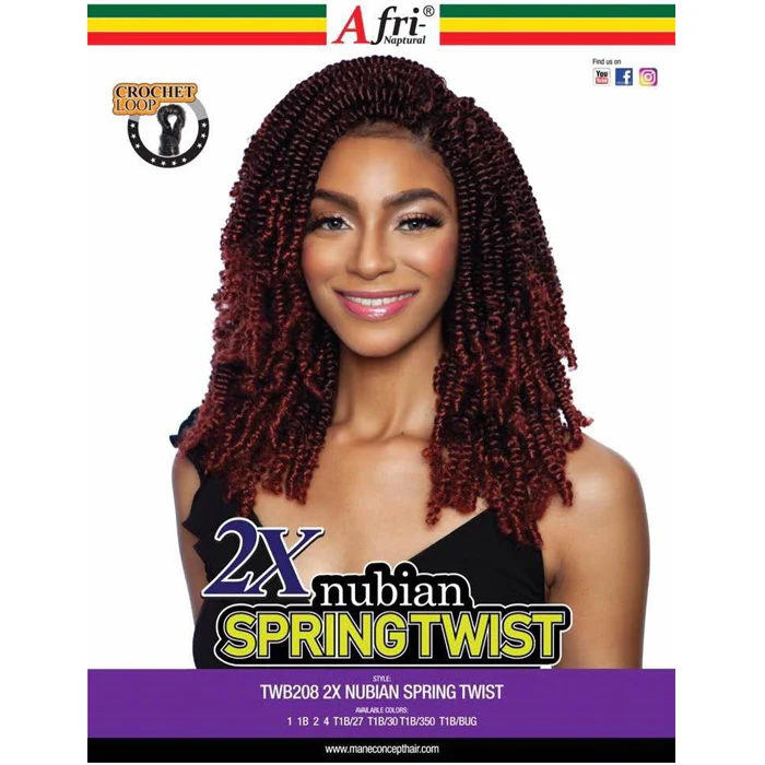 Mane Concept Afri Naptural Crochet Loop Braid - 2X NUBIAN SPRING TWIST - Image 5