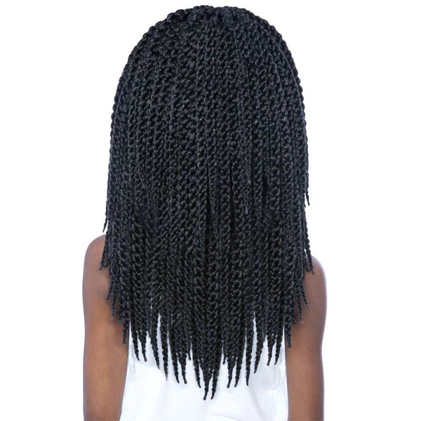Mane Concept Afri Naptural Pre-Looped Crochet Braid - KIDS ROCK 3D CUBIC TWIST 12" - Image 4
