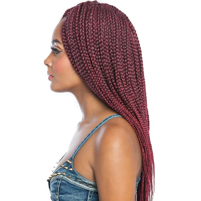 Mane Concept Afri Naptural Pre-Looped Crochet Braids - 3X PRE-STRETCHED BOX BRAID 20" - Image 3