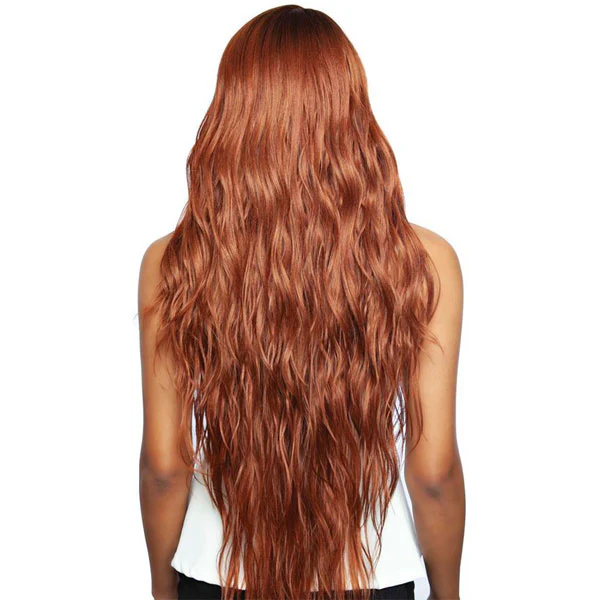 Mane Concept Brown Sugar Human Hair Blend Flat & Lay 6" Deep Lace Front Wig - BSL205 CHAMOMILE - Image 4