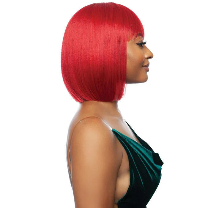 Mane Concept Brown Sugar Human Hair Blend Full Wig - RIHANNA BOB 01 - Image 3