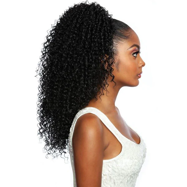 Mane Concept Human Hair Stylemix Brown Sugar Ponytail - BSWNT06 KEY CURL WNT 20" - Image 2