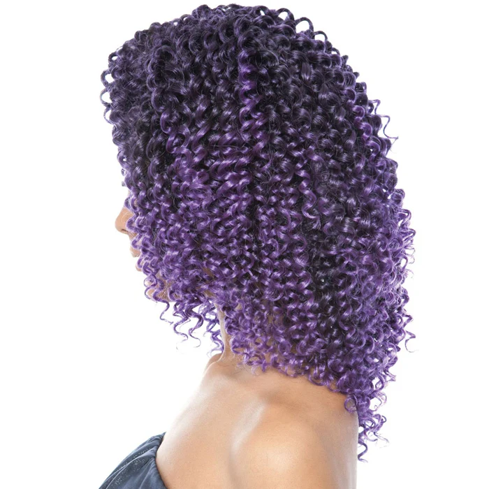 Mane Concept Isis Afri Naptural Caribbean Faux Remi Pre-Looped Crochet Braid Bundle - 3A WATER WAVE 10" 2X - Image 3