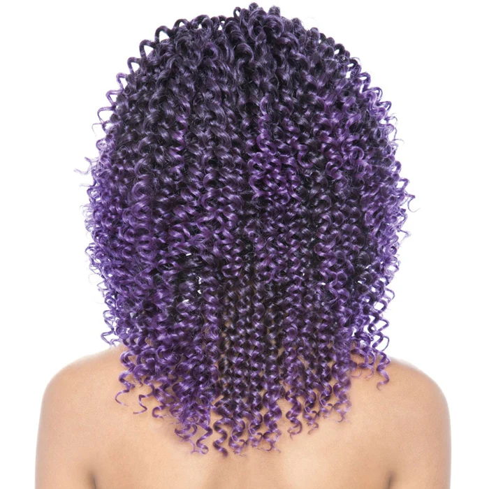 Mane Concept Isis Afri Naptural Caribbean Faux Remi Pre-Looped Crochet Braid Bundle - 3A WATER WAVE 10" 2X - Image 4