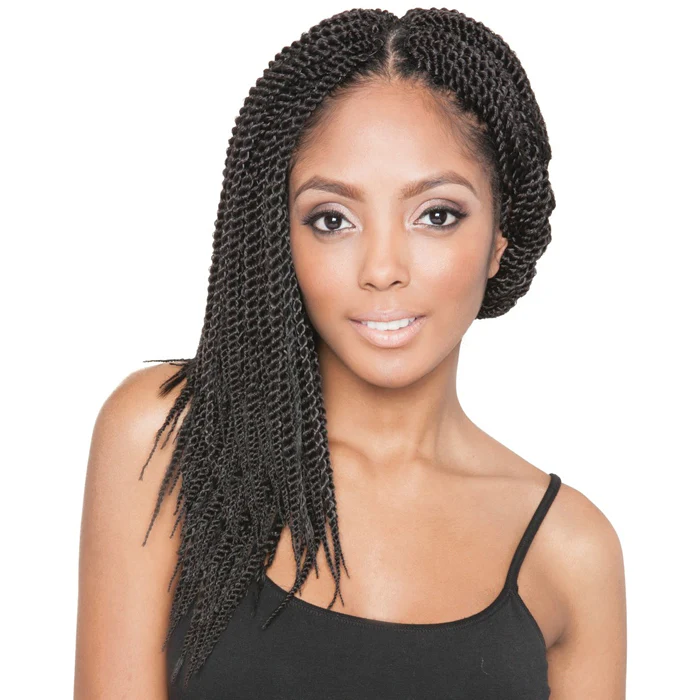Mane Concept Isis Kanekalon Crochet Braid Bundle - SENEGALESE TWIST 14" - Image 2