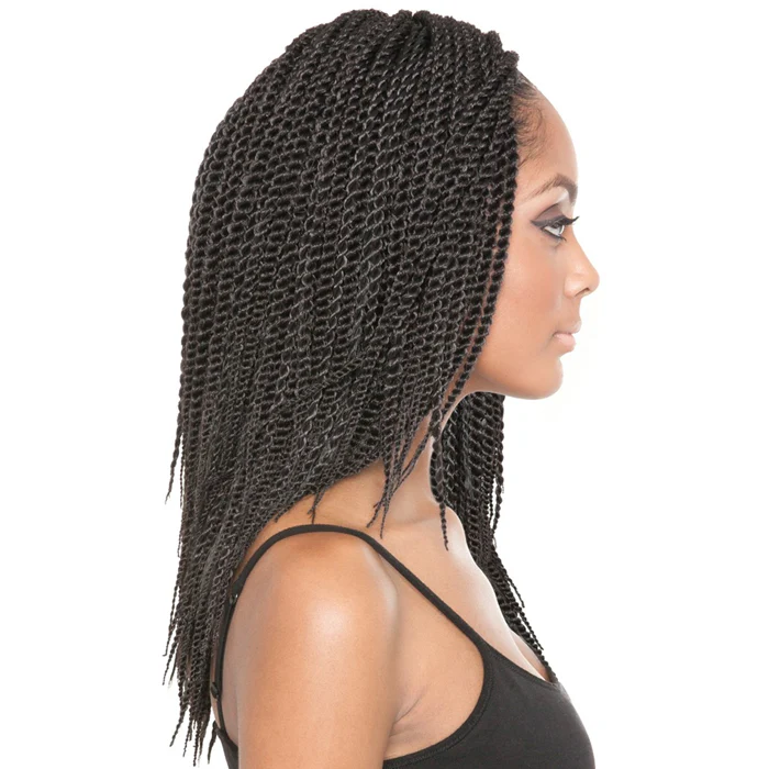Mane Concept Isis Kanekalon Crochet Braid Bundle - SENEGALESE TWIST 14" - Image 4