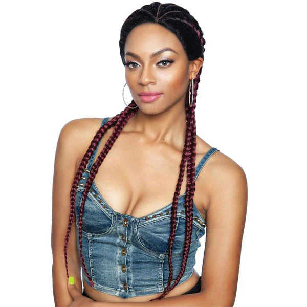 Mane Concept Red Carpet Premiere Ghana Braid Lace Front Wig - RCBG01 HERA 28"