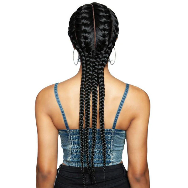 Mane Concept Red Carpet Premiere Ghana Braid Lace Front Wig - RCBG01 HERA 28" - Image 4