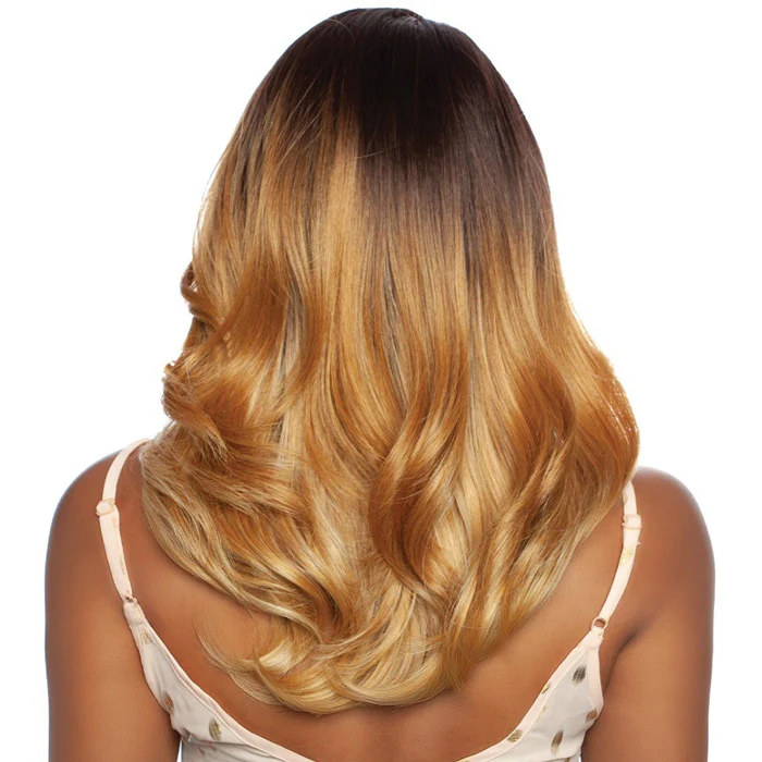 Mane Concept Red Carpet Synthetic Hair 5" Deep Parting HD Skin Melt Lace Front Wig - RCHS204-ALMA - Image 3
