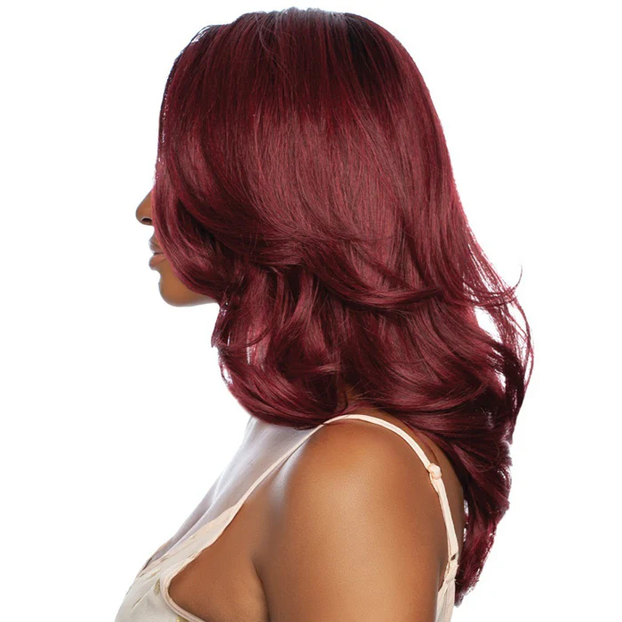 Mane Concept Red Carpet Synthetic Hair 5" Deep Parting HD Skin Melt Lace Front Wig - RCHS204-ALMA - Image 4