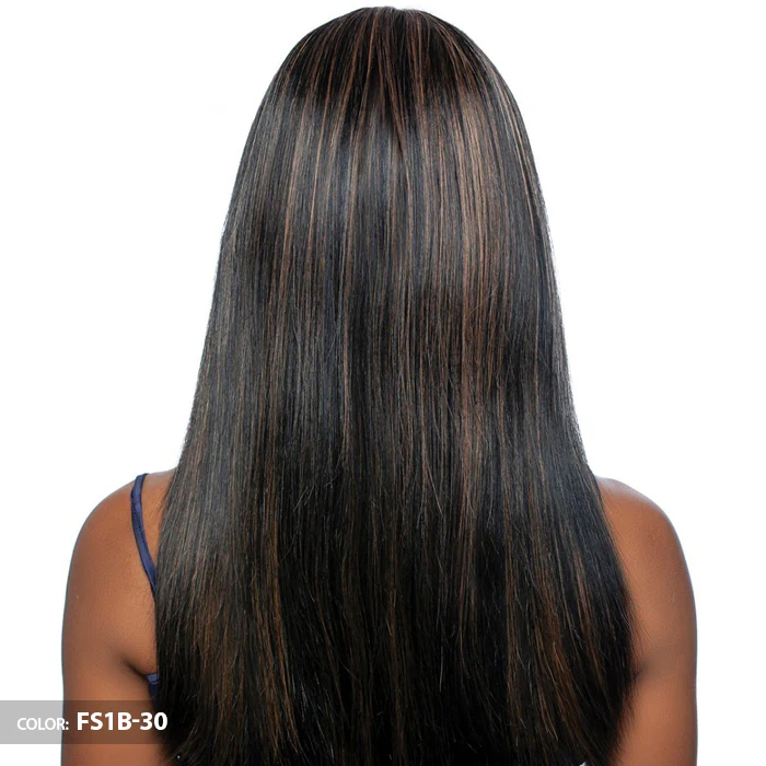 Mane Concept Trill 100% Unprocessed Human Hair 11A Full Wig - TRM117 STRAIGHT FULL BANG 22" - Image 4