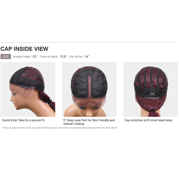 Mane Red Carpet 5" Deep HD Lace Front Wig - RCHD282 - Image 6