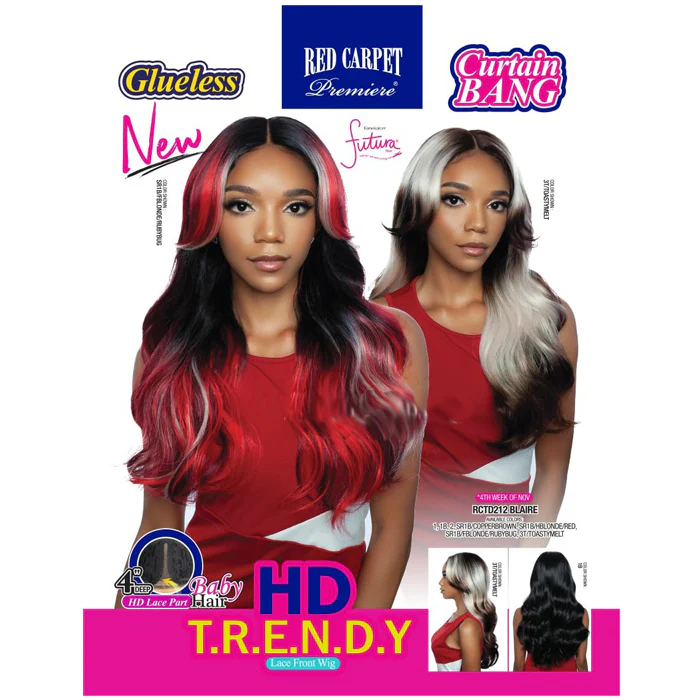 Mane Red Carpet Glueless 4" Deep HD Lace Part Wig - RCTD212 - BLAIRE - Image 5