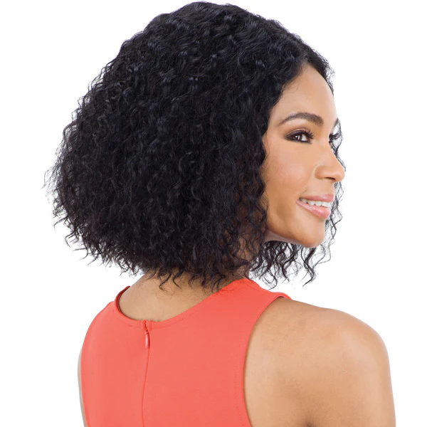 Mayde Beauty 5" Lace and Lace Human Hair Lace Front Wig SUPER WET & WAVY (SHORT) - Image 2