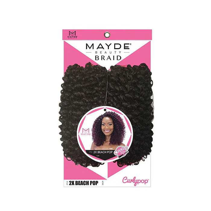Mayde Beauty Curly Pop Crochet Braid - 2X BEACH POP - Image 3