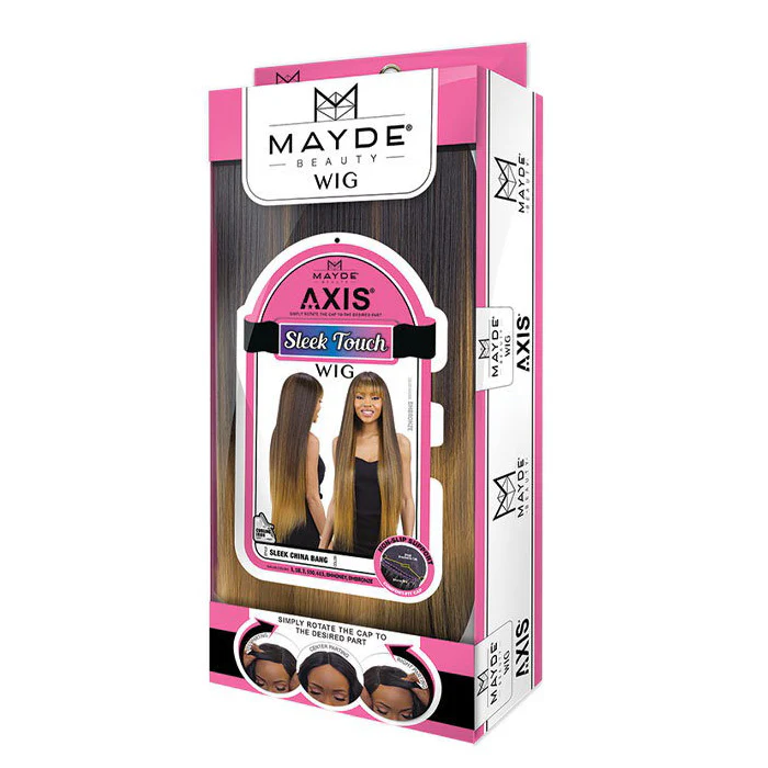 Mayde Beauty Free Part Axis Sleek Touch Full Wig - SLEEK CHINA BANG - Image 5