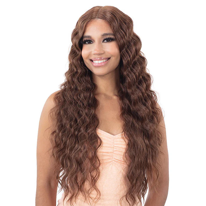Mayde Beauty Lace & Lace 5" Deep Hand-Tied Lace Part Front Wig - DEEP CRIMP CURL