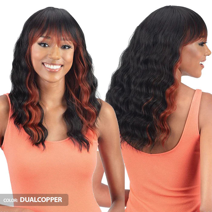 Mayde Beauty Mocha 100% Human Hair Blend Wig - HONEY - Image 4