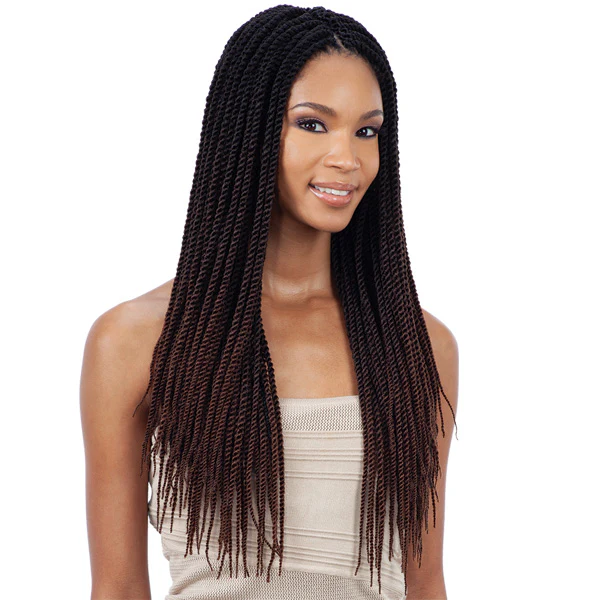 Mayde Beauty Pre-Looped Crochet Braid - 6X SENEGAL TWIST 14/20"
