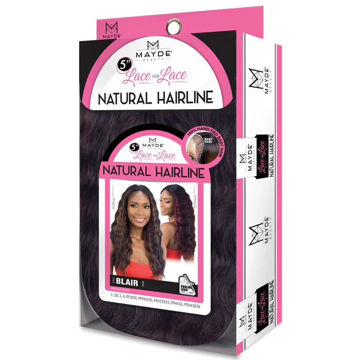 Mayde Beauty Natural Hairline Lace and Lace 5" Deep Lace Front Wig - BLAIR - Image 7