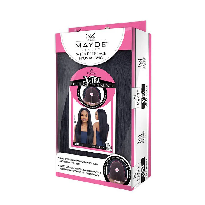 Mayde Beauty X-tra 5.5" Deep Hand-Tied Lace Frontal Wig - X01 - Image 3