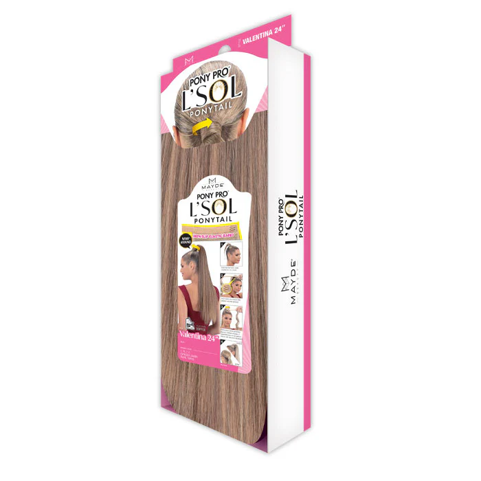 Mayde L'SOL Pony Pro Wrap Ponytail - VALENTINA 24" - Image 5
