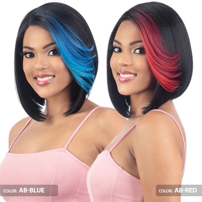 Mayde Mocha Glueless 100% Human Hair Blend 4.5" Deep Part HD Lace Front Wig - ICE - Image 5