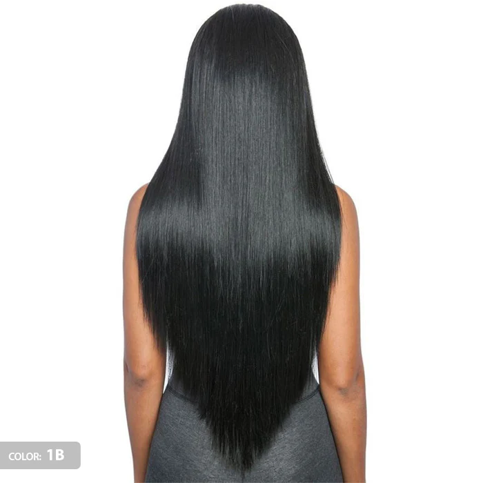 Melanin Queen Brazilian Frontal Lace Tiger Eye 13x4 Wig - MLF02 YAKY SLEEK 30" - Image 3