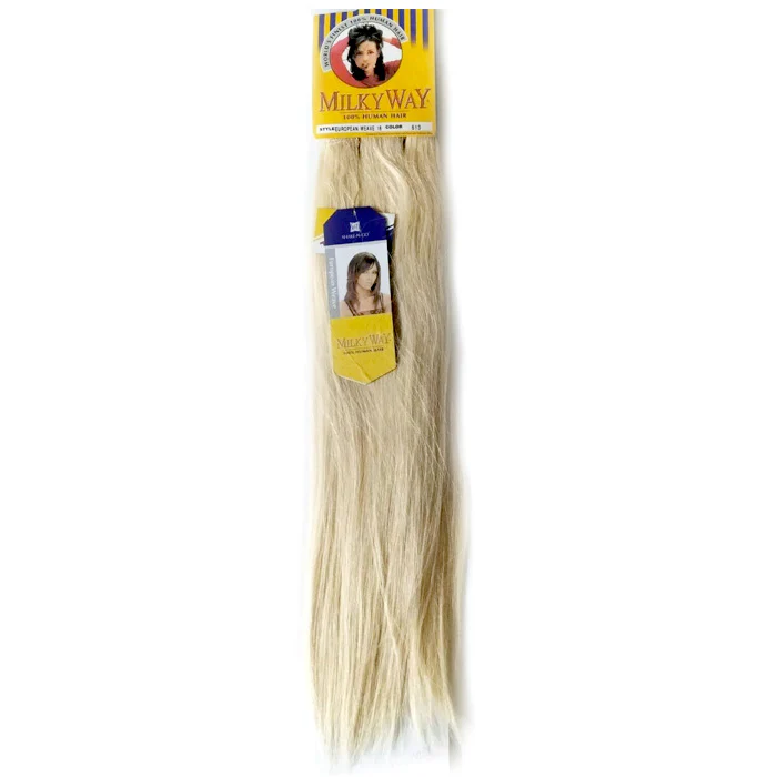 Milky Way Human Hair Weave - EUROPEAN STRAIGHT 12"/14" - Image 3