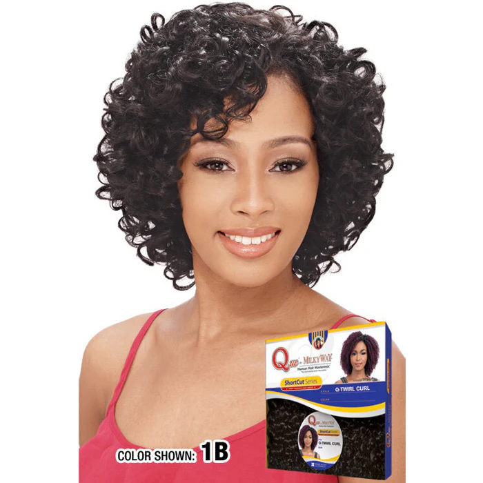 Milky Way Que Human Hair Blend Short Cut Series Weave - OPRAH COSMO 3 PCS - Image 3