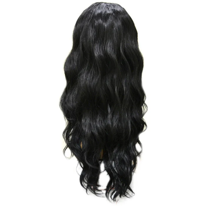 Milky Way Que Human Hair Blend Weave + Lace Invisible Part Closure - RADIANCE WAVE 4 PCS 18/19/20" - Image 3